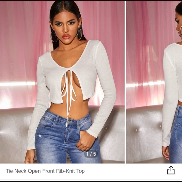 Long sleeve tie shirt - Picture 2 of 4